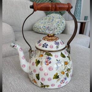 Mackenzie Childs Wildflower tea kettle
